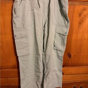Women’s Light Blue Cargo Pants